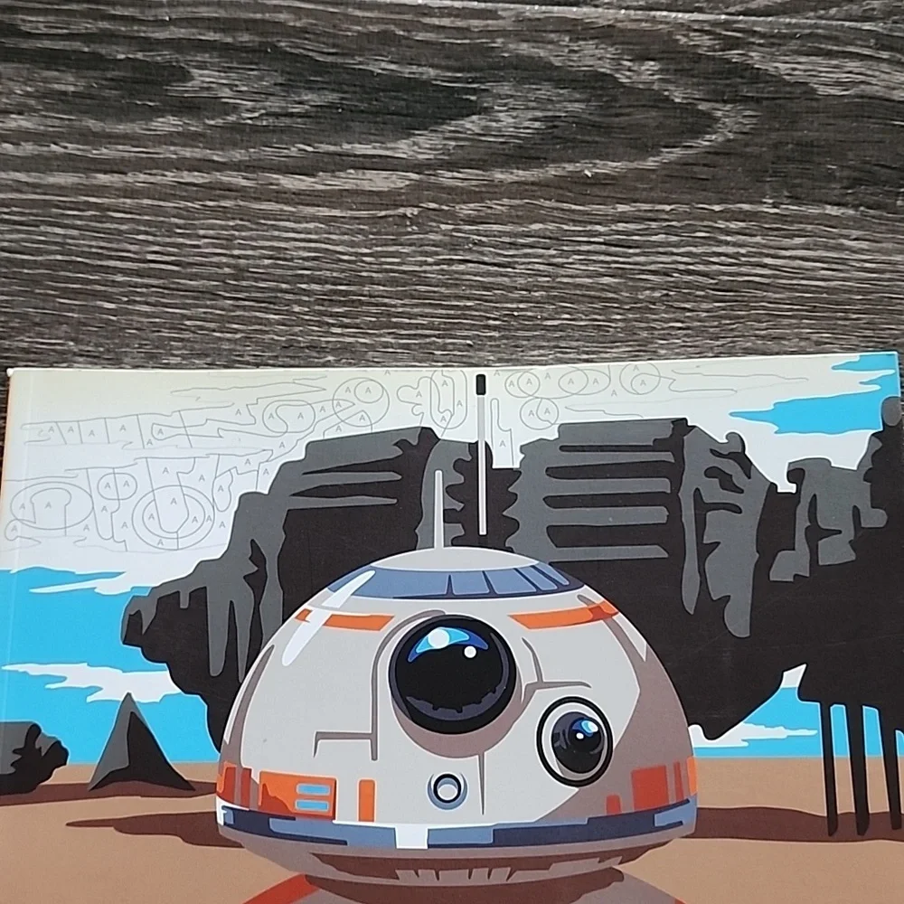 Star Wars Coloring By Numbers Book